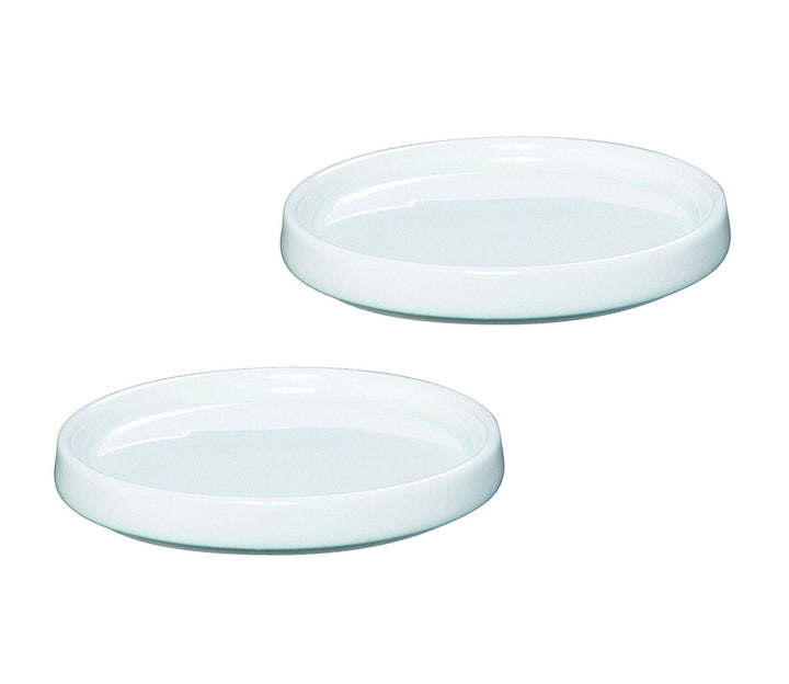 Arbinity Coaster Set, 2 pieces, White Porcelain