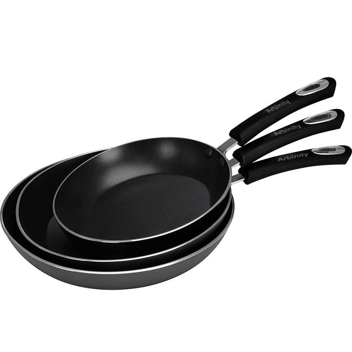 Arbinity Non-stick Frying Pan Set - 3 Pieces (8 Inch / 9.5 Inch / 11 Inch)