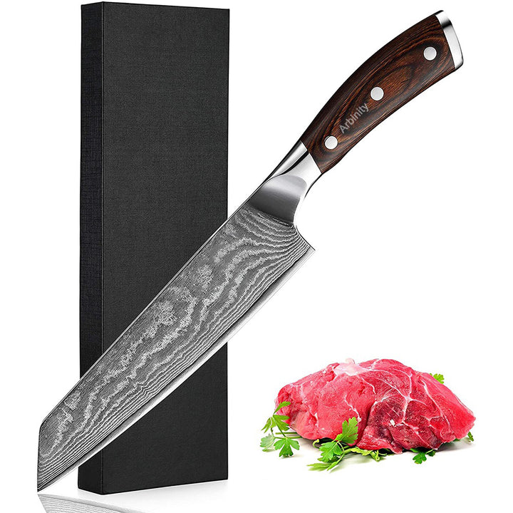 Arbinity Stainless Steel Chef Knife Ergonomic Handle Ultra Sharp