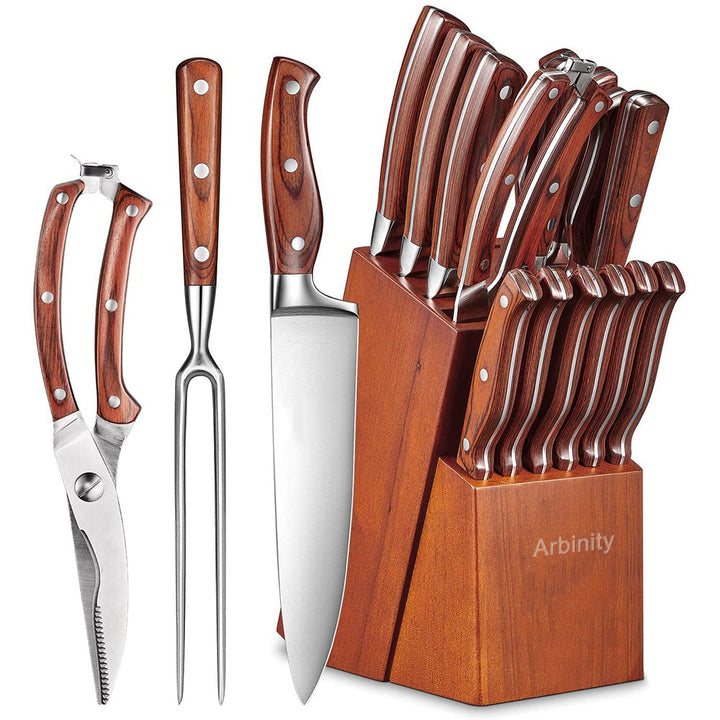 Arbinity cooking chef knife kitchen utility knives set