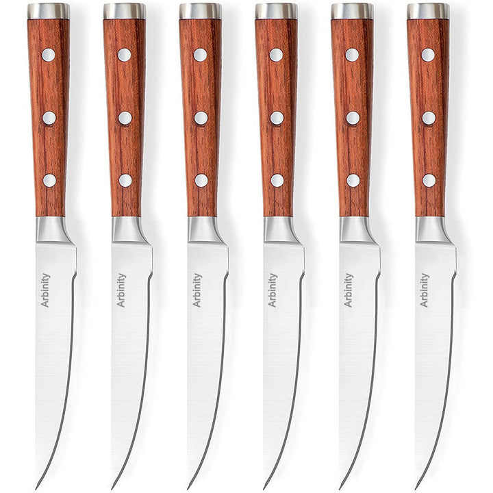 Arbinity Stainless Steel Steak Knives Knife Set of 8