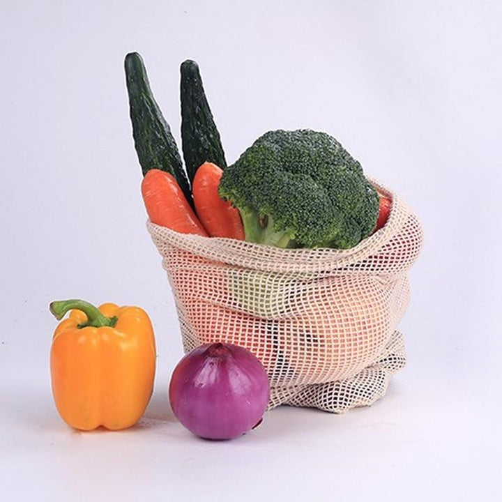 Arbinity Vegetable Bags Produce Bag Reusable Cotton Mesh